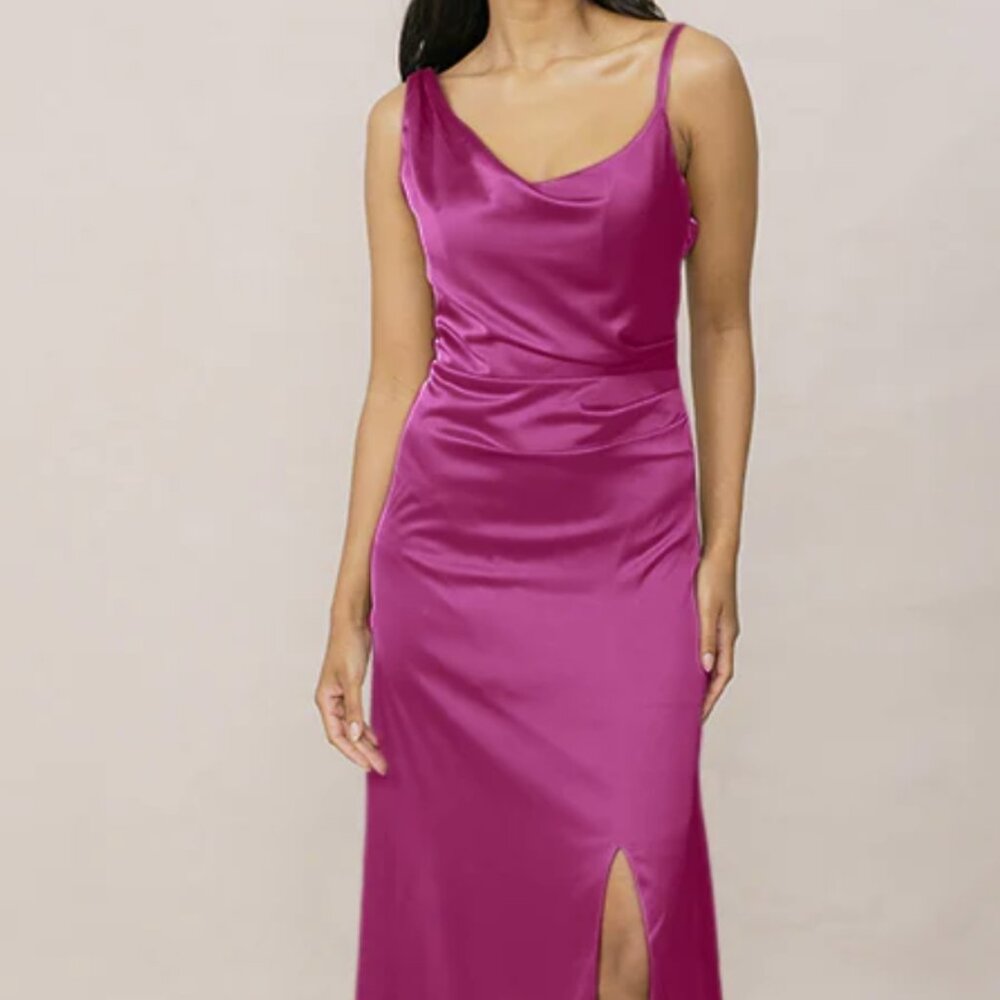 Revelry Maxine Satin Dress for Bridesmaid